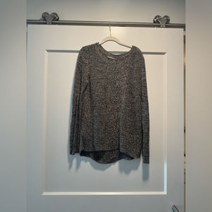 Gray Cable Knit Sweater